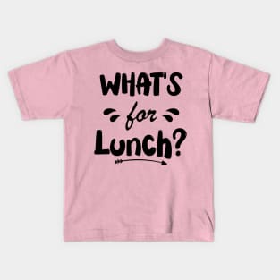 What's for Lunch Funny Lunch Lady Kids T-Shirt